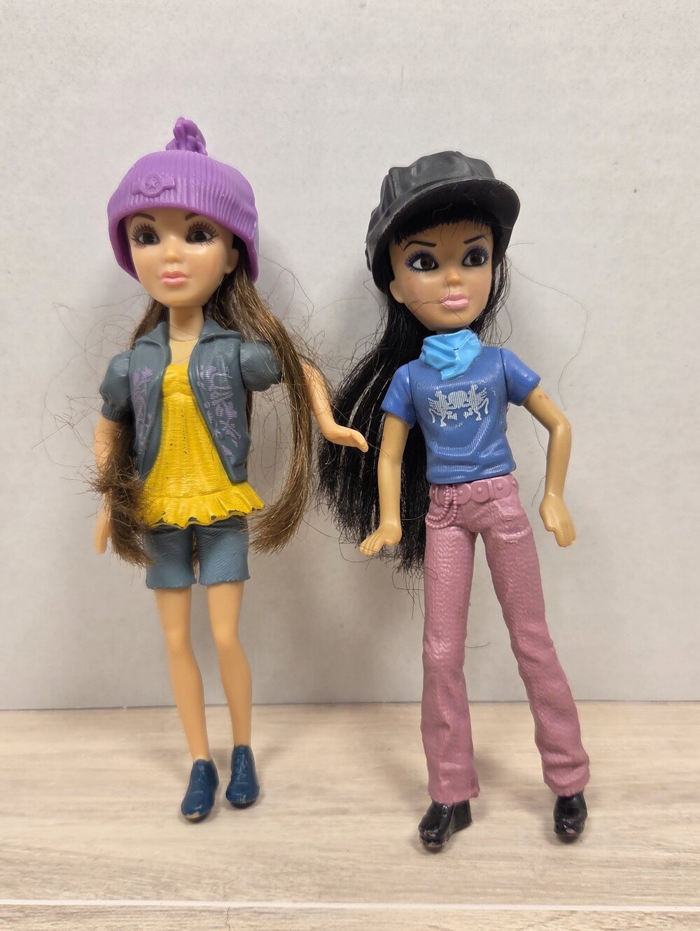 two miniature Liv fashion dolls